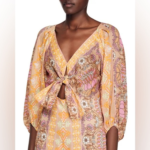 Sandro
Dieppe Printed Wide Leg Jumpsuit - Picture 3 of 12